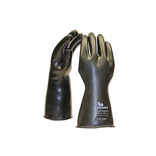 49911 Neoprene Smooth Chemical Resistant Glove, 35 mil Thickness, Size 11, 14" Length