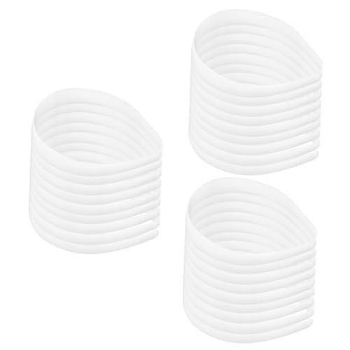Bandeaux plastique blancs simples pour ateliers DIY cheveux fille