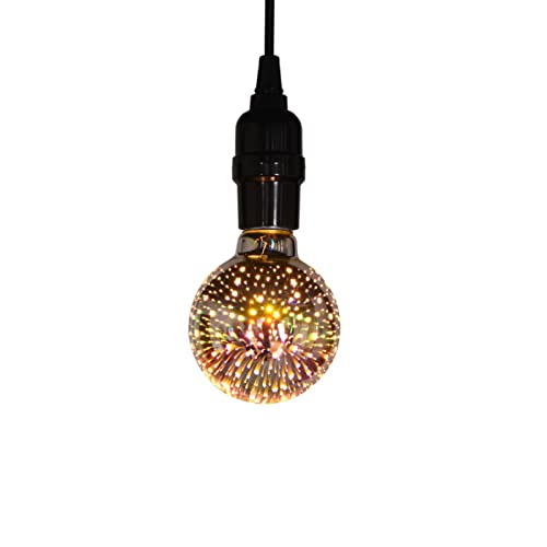 Ampoule feux d'artifice 3D G80 LED décoration Noël luminaire vintage verre
