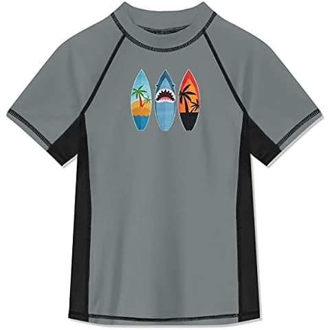 BesserBay Boys' UPF 50+ Rash Guard Shirt Cover