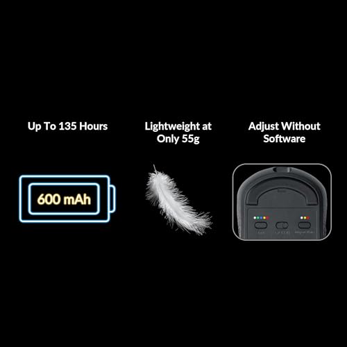 Image of Keychron M3 Mini 4K Wireless Bluetooth 5.1 /2.4 GHz /Wired Optical Mouse, Ultra-Lightweight 55g Programmable PixArt 3395 Sensor with up to 26,000 DPI / 650 IPS for Windows Mac Linux - Black