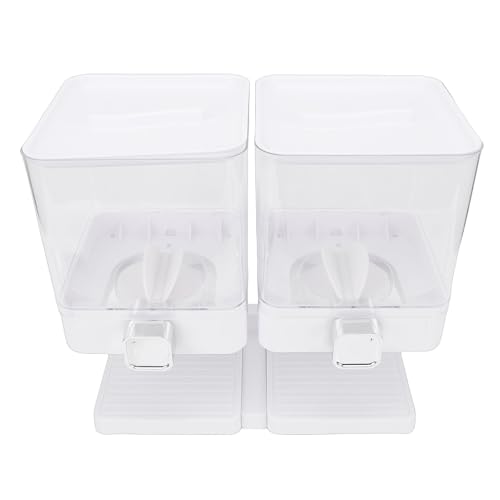 Distributeur de céréales hermétique design blanc en PET résistant - 4
