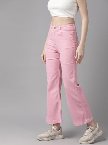 Image of GUTI Womens High Rise Crop Length Jeans()