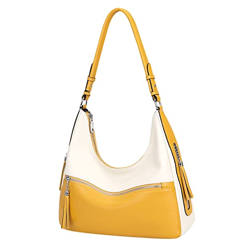Image of Over Earth Genuine Leather Hobo Bags for Women Medium Soft Purses Casual Shoulder Bag and Handbags