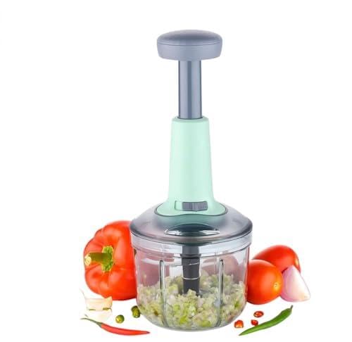 New Big size Hand Push 900 ML with 4 Stainless Steel Blades Vegetable & Fruit Chopper (1)-picture-27