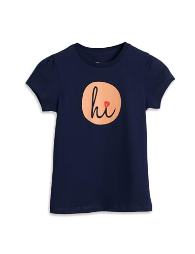 Image of Amazon Brand - Symbol Girls 100% Cotton Graphic Printed Half Sleeves Regular fit T-Shirt
