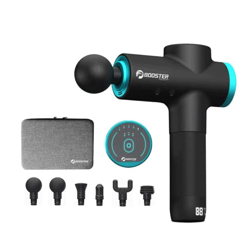 Pistola de Massagem Profissional Booster M2 Preta Massageador Muscular Elétrico Portatil Para Liberação Miofascial Pistola Massageadora