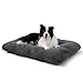 BEDSURE Hundebett Waschbar Extra Groß - XL Hundekissen Bett Beruhigende Hundematratze mit Rutschfestem Boden, Hund Angst Kissen für Sehr Große Haustiere, Grau, 104x69x8cm
