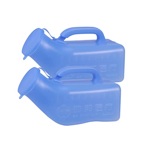 HANABASS 2Pcs Portable Car Urinal Bottle for Camping and Travel Leak Design Material for Adults Convenient Outdoor Toilet