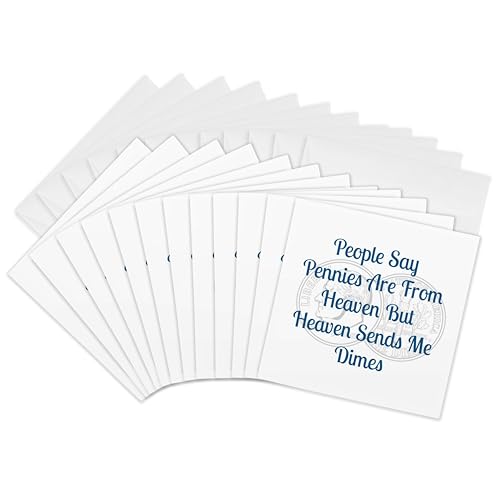Cartes de vœux 3dRose gc_311824_2 pour trouver le mot juste en lot de 12