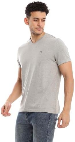 Premium Classic Men’s V-Neck T-Shirt | Ultra Soft, Breathable Cotton Modal Stretch Mens T-Shirt | Tag Free (Made in Egypt) - Image 8