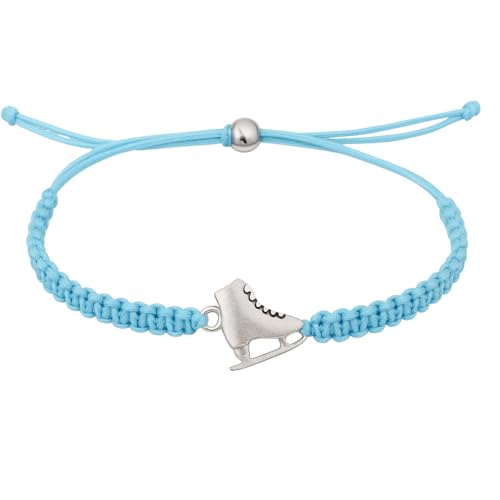 Infinity Collection Figure Skating Charm Bracelet, Ice Skating Jewelry,...