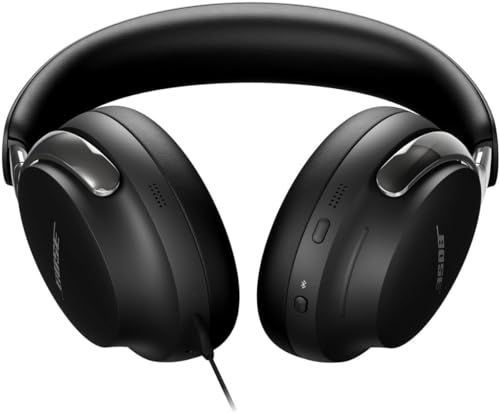 Image of Bose (2nd Gen QuietComfort Ultra Bluetooth Headphones, Wireless Headphones with Spatial Audio, Over Ear Noise Cancelling with Mic, Up to 30 Hours of Play time + 20W Wall Charger (Black)