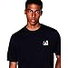Armani Exchange Men's Badge Logo Tee, Black Barred, Small
