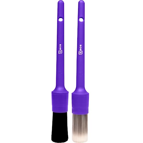 Pincel Zacs Detalhamento Interno + Externo Cerdas Macia