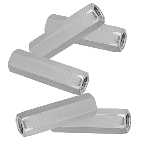 5 Stück Verzinkter Stahl M10 * 40/50 Lange Sechskantmutter Sechskantgewindemutter Gewindebefestigungen 5 Stück Verzinkt (M10*50)