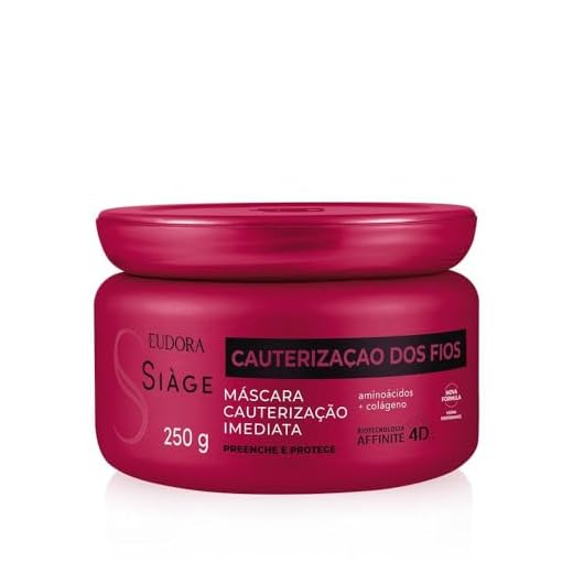 Eudora Máscara Capilar Siàge Cauterização dos Fios 250g