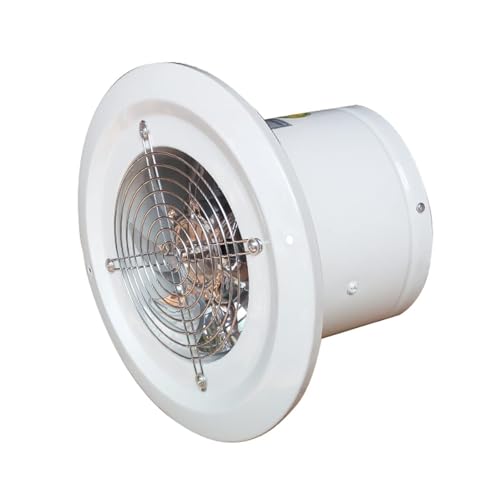GLETSF Ventilator aus Metall, 15, 2 cm (6/ 8 Zoll), leistungsstark, für Küche und Bad, 60 W/ 40 W, 290 Cfm, leise, 40 dB, für den privaten und industriellen Gebrauch, 20, 3 cm, Einheitsgröße