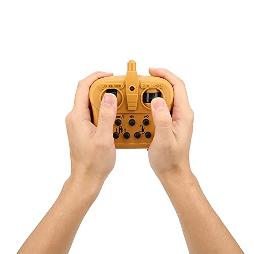 Demeras 1:8 simulação empilhadeira música guindaste presente de aniversário crianças competição ao a