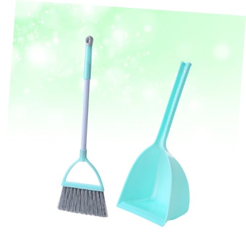 DECORNIJIA Mini Besen und Kehrblech Set Hellgrün Kleines Reinigungsset für Hausarbeit Pädagogisches für Rollenspiele und Eltern Junge Mädchen aktivitäten Leicht zu Handhaben Reinigung – Bild 8