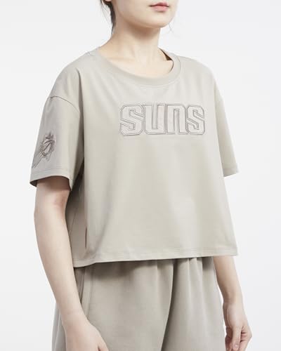 Image of Pro Standard NBA Womens Womens NBA Neutral Cotton Short Sleeve Boxy Tee