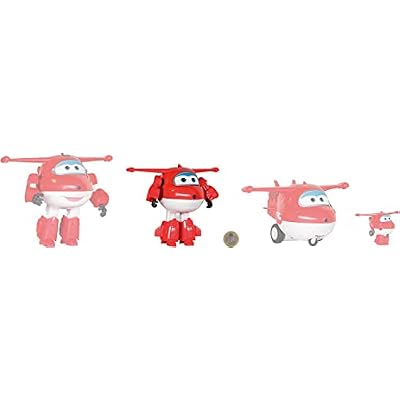 Super Wings Jett 5' Transforming Character Easy Transformation Character Preschool Kids Toys for 3+ Year Old Boys Girls