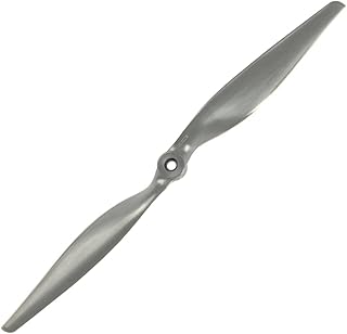 1PC CW CCW RC Propellers 7x5 8x6 9x6 10x7 11x7 12x6 13x6.5 14x7 15x8 16x8 17x8 Inch Gray 2-Vane Direct Drive Nylon Propeller with Adapter Rings for RC Airplan, Drone, Glider (13x6.5Inch CCW)