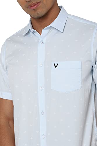 Image of Allen Solly Printed Cotton Regular Fit Mens Casual Shirt