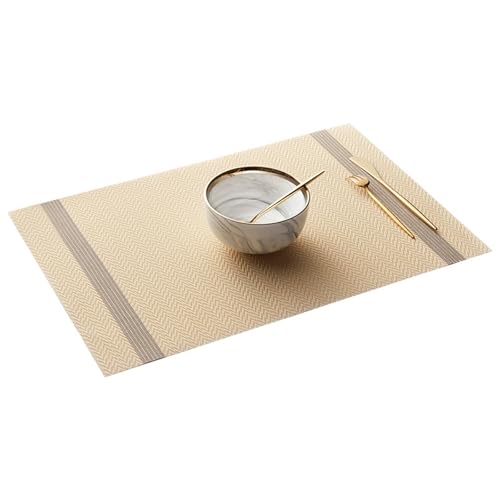 Sets de table à rayures ondulées pour sublimer vos repas de cuisine - 4