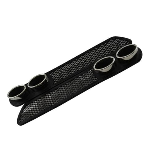 ibasenice Adesivo Decorativo per Auto Finto Tubo Scarico Nero Pellicola Resistente all'Acqua per Vernice Copertura Graffi per Paraurti e Tetto Facile da Applicare e Brillante