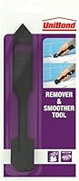 UniBond 1034731 Sealant Remover and Smoother Tool, Easy-to-Use Sealant Finishing Tool, 2-in-1 Plastic Sealant Tool for...