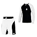 2BOLD Kids Rash Guard Set (US, Alpha, X-Large, Regular, Regular, White)
