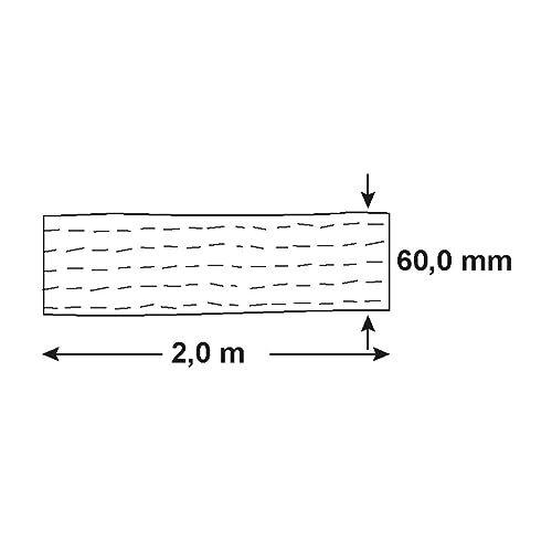 Foto von Connex Hebebänder - 2 Tonnen - 2 m x 60 mm - grün - Polyester, Kern aus Polyestergarn - Tragfähigkeit: 2000 kg / Bandschlinge / Rundschlinge / Hebeband / B34442