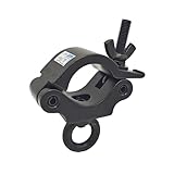 42-51mm Aluminum Pro Narrow Wide Clamp with Eye Bolt, Heavy Duty Stage Light Clamp for 2 Inch Truss Pipe