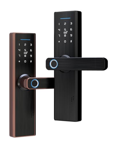 Fechadura Inteligente WIFI, Biometria Digital, NFC, Senha Aleatoria SA-FD01 JWCOM SMART