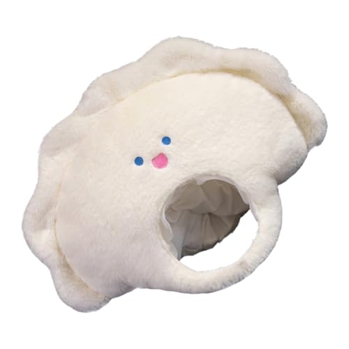 Generico Chapeau Souple En Forme De Raviolo | Chapeau Doux Cosplay Raviolo Chinois - Accessoire pour Fête à Thème Anniversaire Thanksgiving Pâques Carnaval
