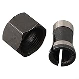 Confezione completa: include 2 dadi a vite M15 e mandrini a pinza per fresa, fornendo tutti gli accessori necessari per i tuoi progetti.