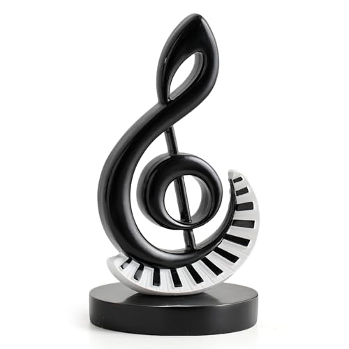FUNTEREST Treble Clef Resin Sculpture