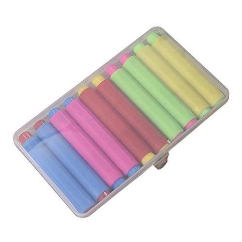 YEAHIBABY 10 pièces Porte-craie avec étui rigide de stockage, tableau noir réglable craie clip set pour les enfants fournitures de bureau scolaire Cover