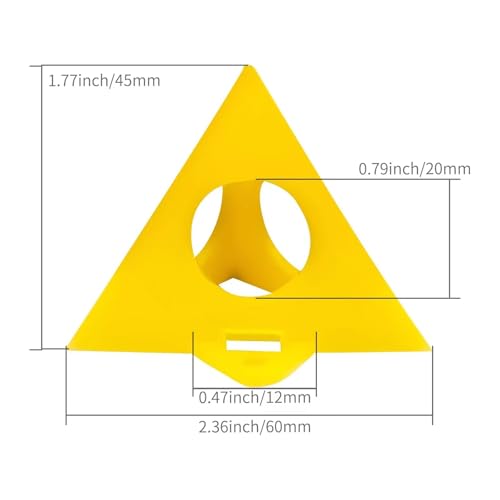 20 Stück Pyramidenständer Maler, Pyramiden Stands Farbständer für Leinwände Mini-Kegel-Farbständer für einen sauberen Farbauftrag für Leinwand und Möbel