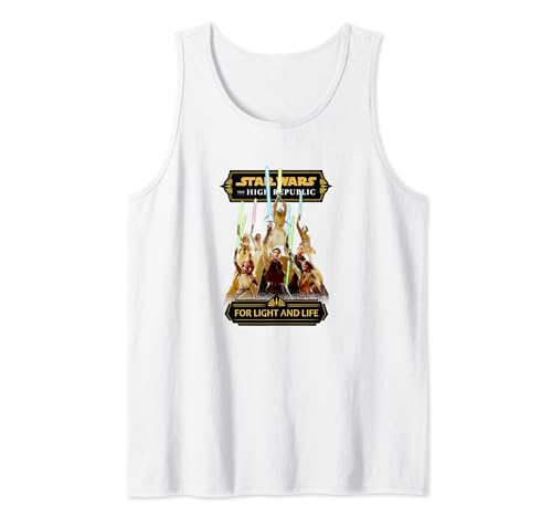 Star Wars High Republic For Light And Life tank top coton sans manches t-shirt été geek