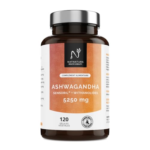 Ashwagandha Bio Sensoril® 5:1 + Extrait 10:1 | Supérieur à KSM-66...