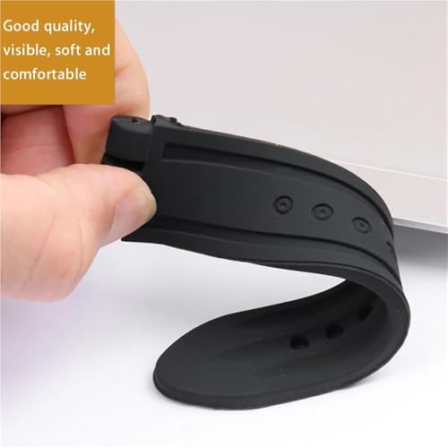 Sangle de montre en silicone imperméable YOS449 interface 23mm - 3