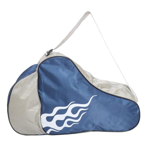 Abaodam Roller Skates Bag Shoulder Strap Boy Girl's Ice Skate Bag Large Capacity Fashionable Triangle Shape Random