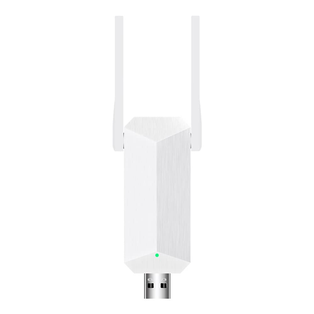 WiFi6 Adaptateur WiFi USB 1800Mbps Double Bande AX1800 2.4G/5GHz Carte RéSeau WiFi Dongle RéCepteur pour PC Portable Windows,Blanc