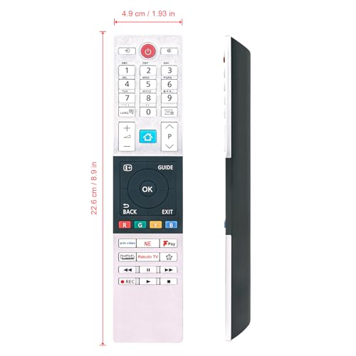 CT-8560 VINABTY Replace Remote Control Fit for TOSHIBA SMART LED TV FPLAY TWITCH PRIME 32LK3C63DB 43UK3C63DB 50UK3C63DB 50UK4D63DB - Image 4