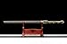 Chinese Sword Tang Dynasty Dao Carbon Steel Straight Blade Sharp Katana Dragon Pattern Sheath