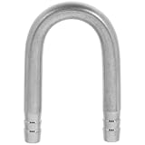 MALUGOGO Edelstahl U förmiger Aquarium Schlauchverbinder Rostfrei Leckschutz Wasserschlauch Anschluss für Aquarien Zubehör Reparatur Zubehör Elegant Langlebig