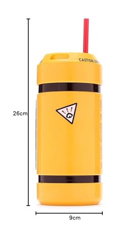 Miniatura 6 de Disney Store Oficial Vaso Con Pajita Contenedor De Gritos, Monstruos S.A., 470ml, Botella De Doble Pared Impresa Con Tapón De Rosca