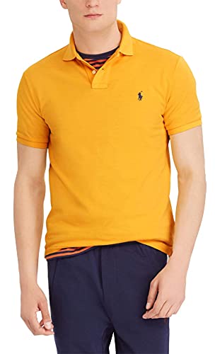 Image of Polo Ralph Lauren Men's Classic Fit Pony Logo Dress Shirt (16(32-33), White /Pink /Navy)